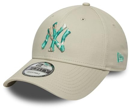 New Era New York Yankees 9Forty Cap Infill Logo Beige - One-Size