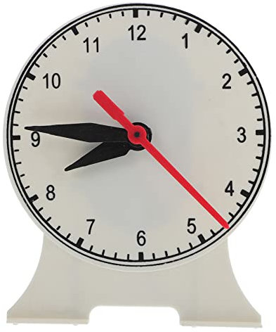 HONMEET Lernuhr Modell Für Analog Uhrzeit Lehrmittel Für Grundschule Zeitverständnis Fördern Mit Sicherem Hochwertigem Schulmaterial Hand-Auge-koordination Stärken