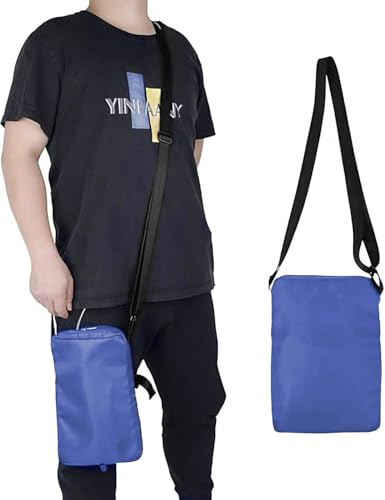 Couvercle de poche à urine avec protection contre les fuites - Support de cathéter médical - Fermeture de sécurité intégrée - Bleu