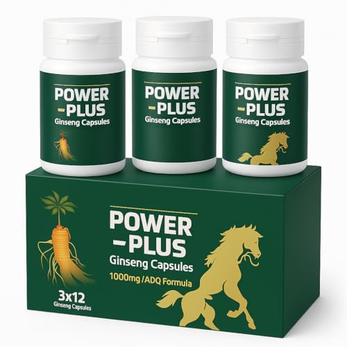 Skydia Power Plus Super - Ginseng Root Korean Red Ginseng Capsule (36 Capsule, Regular)