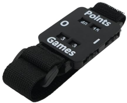 Tennis Scoreboard, Tennis Scoreboard Bracelet, Portable Digital Scoreboard Wrist-Watches Padel Score Counter Adjustable Tennis Court Scoreboard for Recreation, Badminton Matches