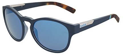 Bollé Unisex's Rooke Sunglasses, Rubber Blue/Tortoise, Small