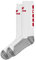 Erima Unisex Classic 5-c Socken lang, Weiß/Rot, 39 EU