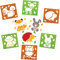 Baker Ross AW896 Schablonen für Kinder, Waldtiere, 6 Stück, braun & grün