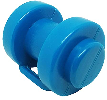 Keweni Set 8 Stück Trampolin Kappen Pfostenkappen für die Netzstangen des Trampolins Ø 25 MM, Besonders Robust Wetterbeständig Abschlusskappen Kappen Sicherheitsnetz Ersatzteil (Blue-)