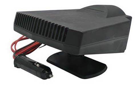 Auto-Heizung 12V 200W Zigarettenanzünder, Baceyong 2-In-1 Tragbare Heizlüfter, Windschutzscheibe Demister Fenster Defroster Lüfter Entfroster, Scheibenenteiser Zeltheizung mit Luftreinigungsfunktion