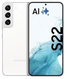 Samsung Galaxy S22, Android Smartphone, 6,1 Zoll Dynamic AMOLED Display, 3.700 mAh Akku, 256 GB/8 GB RAM, Handy in Phantom White, inkl. 36 Monate Herstellergarantie [Exklusiv bei Amazon]