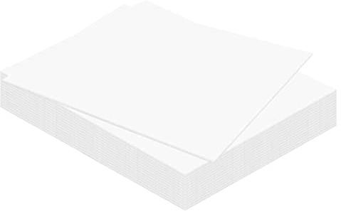 Kangaro Schaumstoffplatte Weiß 50x70cm - 3mm - 15er Pack - DIY für Handwerk, Präsentation, Modellbau, Passepartout