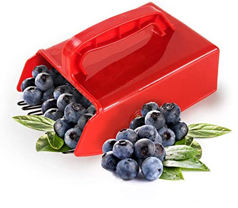 banapoy Cueilleur de Baies, Cueilleur de Myrtilles en Métal avec Peigne Métallique, Poignée Ergonomique pour Les Airelles Rouges, Les Myrtilles Et Les Framboises, Cueilleur de Jardin