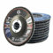 Merryland Dischi Lamellari 115 Ferro Metallo per Smerigliatrice Angolare, 115mm Grana 80 T29 Disco Lamellare 10 Pezzi, Corindone Zirconio Blu Acciaio INOX Dischi Abrasivi, Craft-Line FC1107414-10