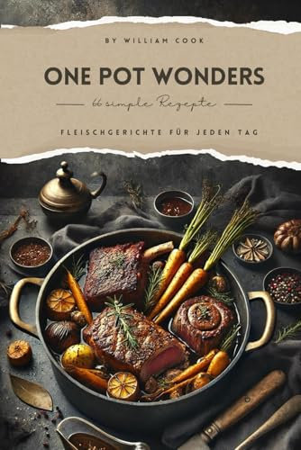 One Pot Wonders: 66 Fleischgerichte für jeden Tag: Einfach, schnell und lecker: Entdecken Sie 66 Fleischrezepte mit Hähnchen, Rind Schwein und Co. (One Pot Kochbücher von William Cook)
