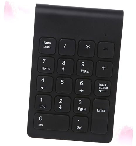 CAXUSD Wired Usb Numeric Keyboard Mini Numeric Keypad for Laptop Computer Black Compact for Office and Travel Use