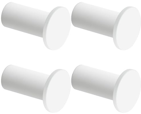 SAYAYO Gancho Pared Blanco SUS304 Acero Inoxidable 4 Piezas