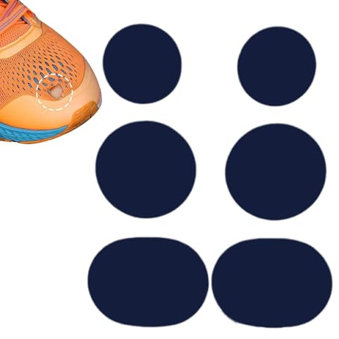 6 Pezzi Unisex Cuscini Pad Heel, Toppe Adesive Per Riparare I Buchi Delle Scarpe Toppa Per La Riparazione Del Buco Scarpe Patch Adesivi Adatti A Scarpes Da Ginnastica