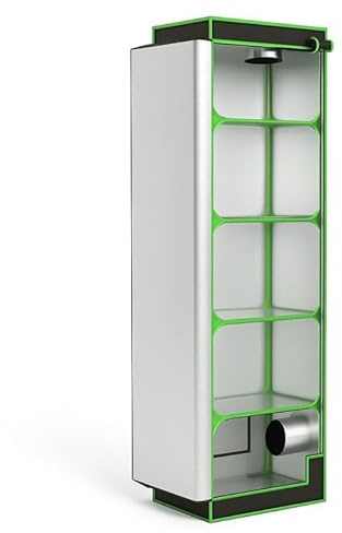 Weedness Mörk Låda Odling-Box för Inomhusodling 60x40x200 cm Förökningsapparat - Odlingstält Odling Skåp Tält Odling Låda Växthus Hem vattentät mot ljus