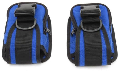 URPIZY Par de pesos de repuesto para buceadores 5 libras bolsa de cinturón Bolsa de equipo de buceo