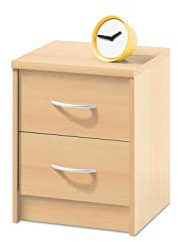 Stella Trading Optimus Kommode 9, Holzwerkstoff, Nachtkommode 2 SK, One Size