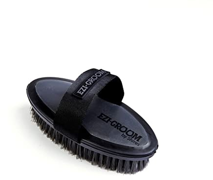 Shires Ezi-Groom Grip Body Brush Small Black