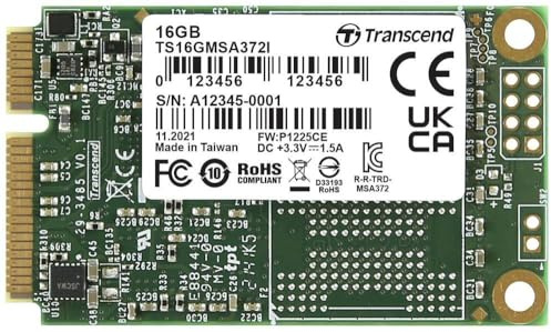 Transcend 16 GB internal hard drive 6.35 cm (2.5 inches) SATA III TS16GMSA372I