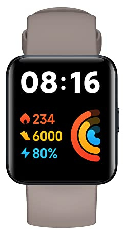 XIAOMI Redmi Watch 2 Lite Strap (Marrone), Cinturino TPU Originale Redmi Watch 2 Lite, Marrone, Versione Italiana