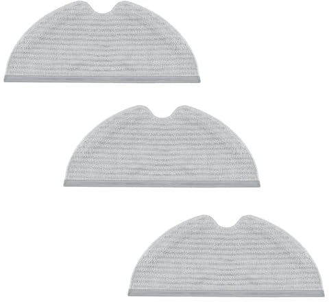 MsDaos Ersatzteile 3Pack Wischtücher, Kompatibel mit Dreame F9, D9, D9 Pro, D9 Max Black, L10 Pro Roboter Staubsauger Wischpad Wischmopp