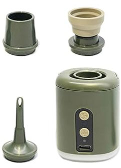 Luftmadrasspump, bärbar luftpump Liten bärbar inflator