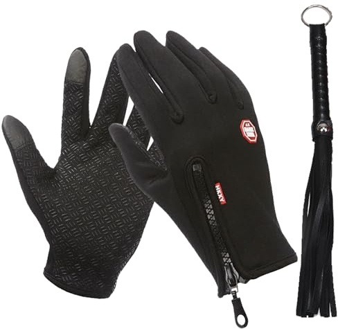STIFFENERS Horse Riding Gloves Set, Equestrian Gloves with Touchscreen Functionality, Riding Accessories Suitable for Equestrian Enthusiasts and Competitive Riders