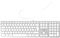 Mobility Lab teclado inglés QWERTY con cable Design Touch ideal para Mac – plata