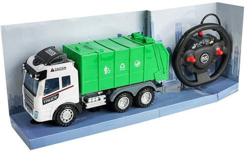 MODELMOVIL Radio Control Camión de la Basura con 4 Funciones