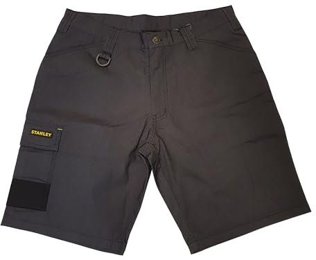 Stanley Tucson Cargo Shorts Grey Rip-Stop Waist 34in