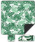 FERRGIA Couverture de Pique-Nique,200x200cm,Imperméable et Anti-Sable,Motif Feuille Tapis de Plage Résistant,Pliable,Idéale pour Camping,Plage,Randonnée,Facile à Transporter avec Poignée et Velcro