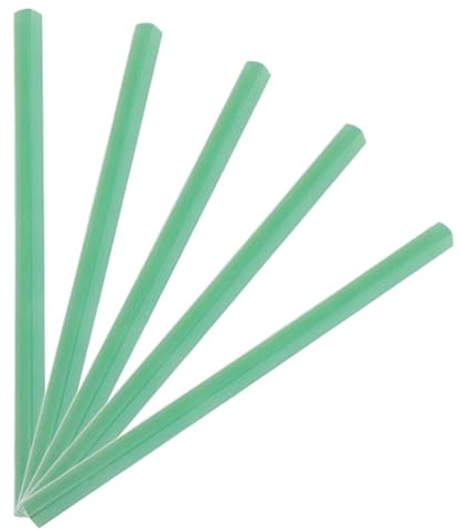 30.5cmx2.5cm Plastic Slide Binders Green, A4 Spine Bars, Binding Bars Slide Grip for Report Cover Presentation Office Document, 10PCS
