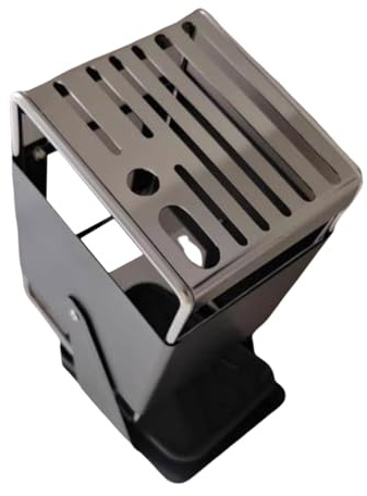 Bloque para Cuchillos Portacuchillos Giratorio Soporte de Secado Organizador de Cocina de Acero Inoxidable Resistente Al Óxido Adecuado para Mantener, Gris, Individual