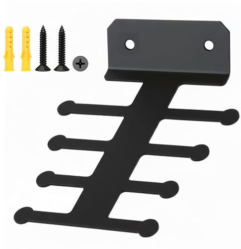 Soporte de Banda de Resistencia Estante de Almacenamiento para Gimnasio, Organizador de Pared Diseño Multiusos para Accesorios de Fitness para Bandas Cinturones Cuerdas Pesas