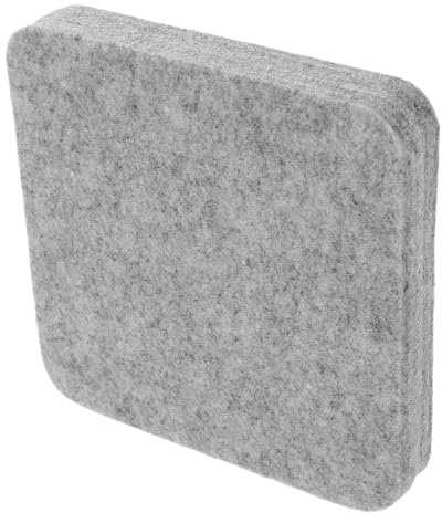 Healeved Almohadilla para Fieltrar Aguja de Lana Natural 6X6 Pulgadas Tapete Grueso de Fieltro de Alta Densidad 25 CM para Manualidades DIY Cojín Firme para Estación de Trabajo