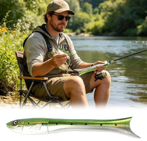 Pen Fishing Rod, Compact Fiberglass Telescopic Rod and Reel Combo, Fish Shaped Pocket Casting Rod for Travel, Backpack, Outdoor Angling and Light Fishing Tackle
