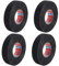 MoonSing Flame Retardant Tapes, 4 Rolls Heat-Resistant Cloth Harness Tape, Adhesive Fleece Fabric Tape, Wiring Harness Electrical Insulation Tape for Car, Cables, Reduce Noise, 19mm x15m