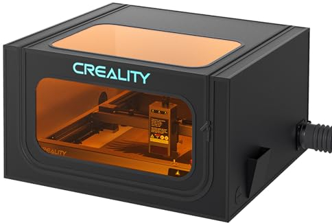 Laser Engraver Enclosure 2.0 Protective Cover Compatible with Creality Engraving Machine CV-30&CV-50-Fireproof,Dustproof,Smoke&Dust Isolation-700x720x400mm