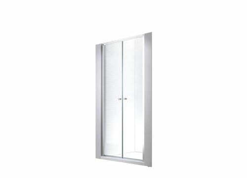 Glaszentrum Hagen - [75-140cm] Porta per doccia a nicchia Meslina Porta doccia - Doccia - Box doccia - Porta battente - 6 mm - senza Piatto doccia (135-138cm)