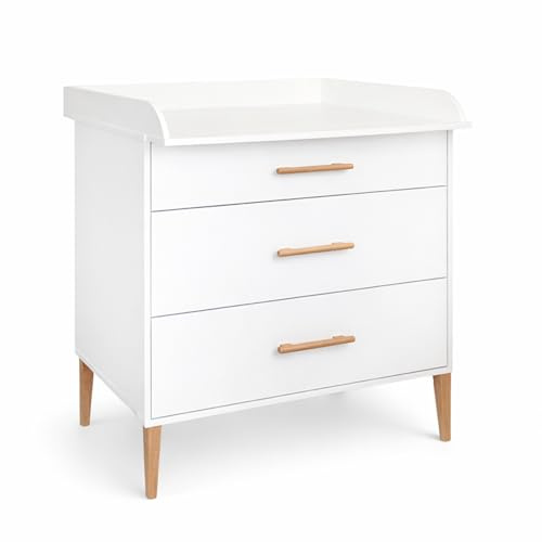 ATB Table a Langer Bebe ILA - Commode Chambre Enfant - Compacte Enfant Meuble de Rangement - Commode a Langer Bebe - Réalise Chambre Bebe Complete avec Un Lit - Baby Tables à Langer - Plan à Langer