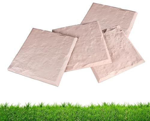 Trittplatten Für Den Außenbereich – Trittplatten Für Den Hof, Felsteppich Yard Rock | Wegpflasterstein-Hofplatten, Trittplatten, Gartenstufen, 4 Stück Zierplatten, Verzierungen Für Den Außenhofweg