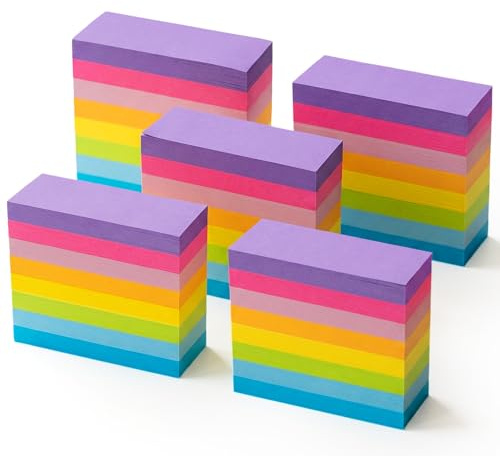 40 Pack Sticky Notes Flags Tabs Page Markers,4000 Sheets Index Tabs,Small Self-Stick Note Pads,8 Bright Colors Page Flags Mini Self-Stick Pads to Post for Office,School,Home,Meeting,Back to School