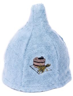 Ger3as Cappello da Sauna in di Lana con Ricamo per Uomo e Donna, Berretto Benessere (Pesca)