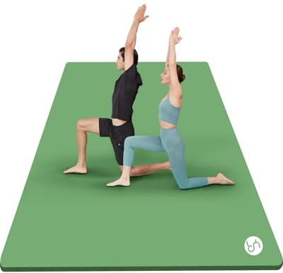 RYTMAT Träningsmatta Tjock 20mm Comfort NBR 200×130cm Stor Yogamatta Gymnastikmatta för Hemmagym Cardio Pilates Yoga Fitness Träning