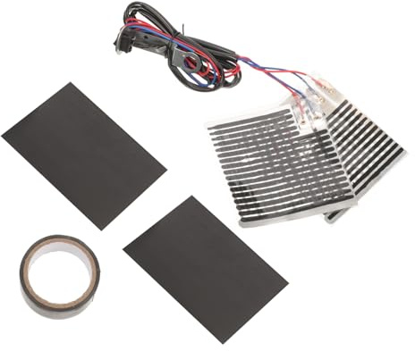 TOPBATHY Puños Calefactables para Motocicleta y ATV Guantes Calefactables Pet y Película Calefactora Metálica