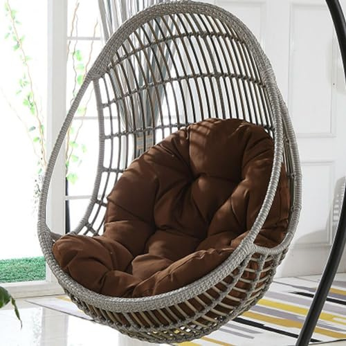 Cuscino impermeabile per dondolo a forma di uovo, per interni ed esterni, cuscino di ricambio per il massimo comfort e stile, perfetto per relax e tempo libero