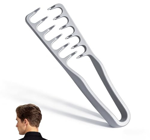 Men’s Hair Texture Comb – Wide Tooth Barber Comb for Styling, Volume & Definition, Professional Grooming Tool for Thick, Curly & Wavy Hair