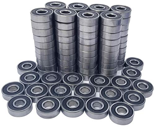 608-2RS Skateboard-Kugellager, Rollenlager, 8 x 22 x 7 mm, 608rs Kugellager, 100 Stück