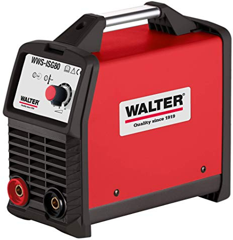 WALTER Inverter-Schweißgerät, Elektroden-Schweißgerät, Schweißstrom 20-80 A, Thermoschutz, Tragegriff, Elektroden MMA 1,6-2,5 mm