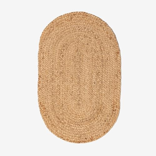 SKLUM Felpudo Ovalado de Yute Natural (73x46,5 cm) Never -